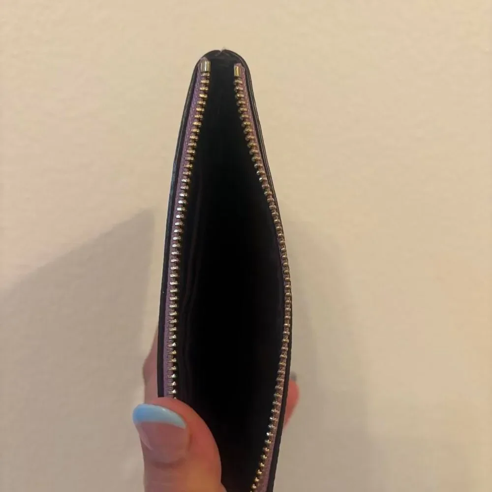 Coach Women's Burgundy and Purple Wallet-purses
